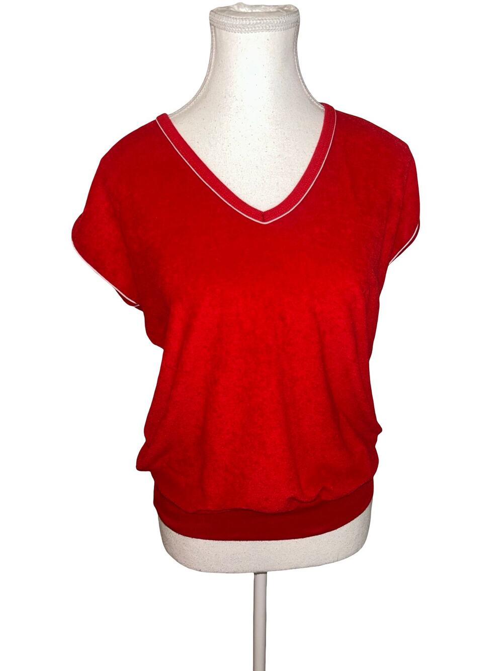 Vintage Charisma Red Sleeveless Top